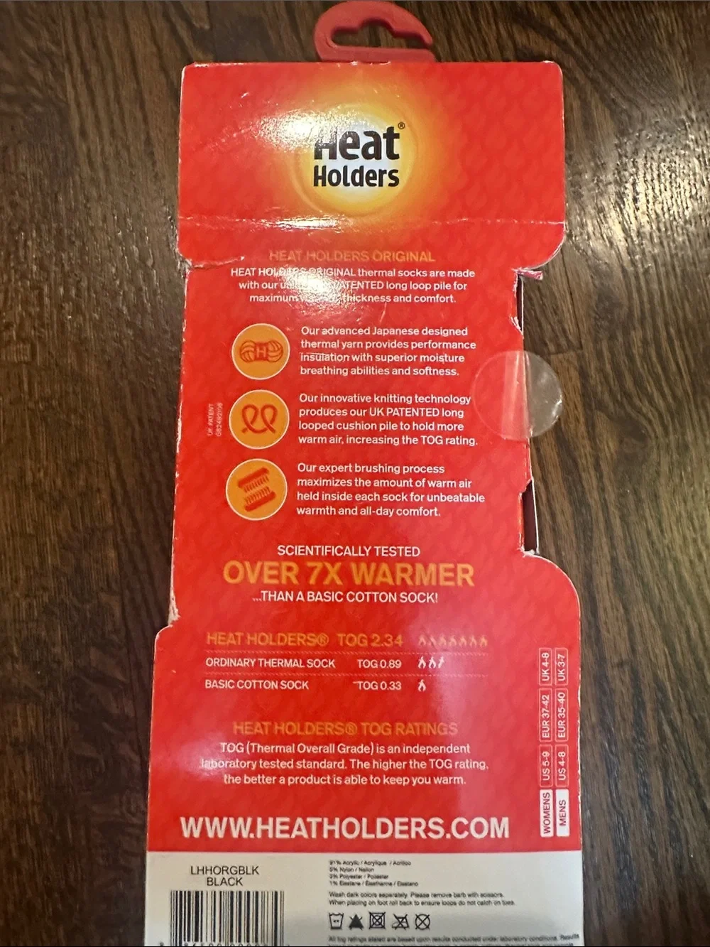 Woman’s Original Thermal Socks in Black